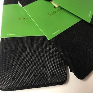 Kate spade sheer Swiss polka dot tights stocking made Japan monochrome pantyhose